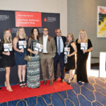 Akel Homes team poses as runner up man of the year at the LLS Event