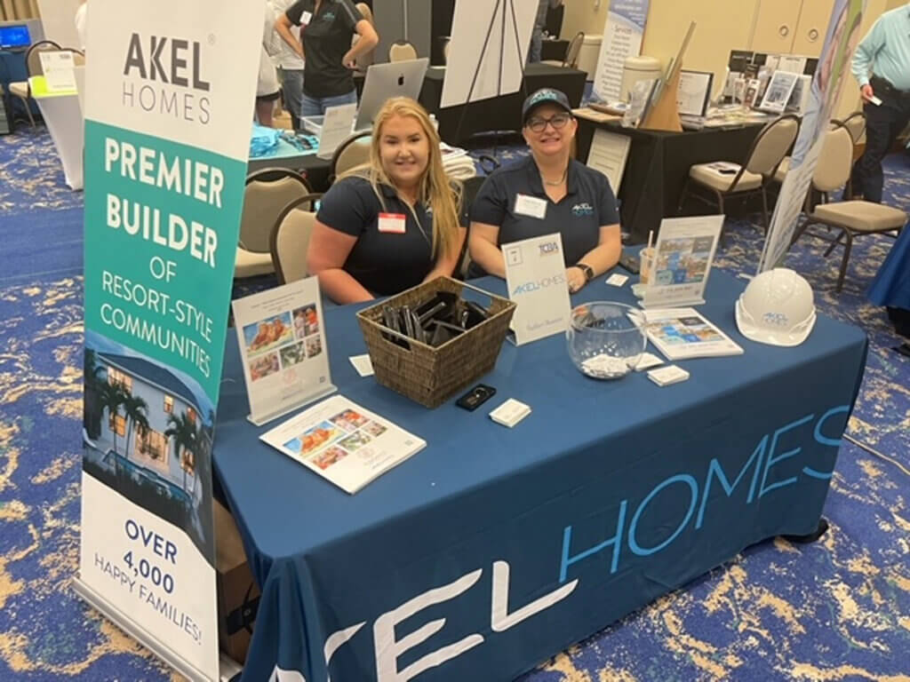 Photo of Akel Homes team at the TCBA Builders Showcase